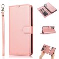 thumbnail image 1 of Galaxy S21 Ultra 5G Case and Cover, Allytech Detachable Magnetic Wallet Case PU Leather Full Body Protective Case with Credit Card Slots Wrist Strap for Samsung Galaxy S21 Ultra 5G 6.7" 2021, Rosegold, 1 of 5