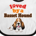 thumbnail image 4 of Inktastic Basset Hound Dog Lover Boys or Girls Baby Bib, 4 of 4