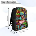 thumbnail image 5 of The Avengers Backpack Printed Travel Backpack For Daily Work Sports Backpack Travel Bag 17 inch, 5 of 9