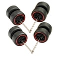 thumbnail image 2 of lionlar 8 Pcs Roues à l'Échelle 1/64 avec Essieux de Roues de Voiture pour Modèle de Voiture Moulée sous Pression Adulte Rouge, 2 of 9