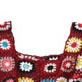 thumbnail image 2 of Women´s Summer Sleeveless Tops Colorful Hand Crochet Embroidery Openwork Knit Tank Tops, 2 of 5