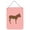 Pink, variant on Cotentin Donkey Pink Check Wall or Door Hanging Prints - Pink - 12 x 16 in.