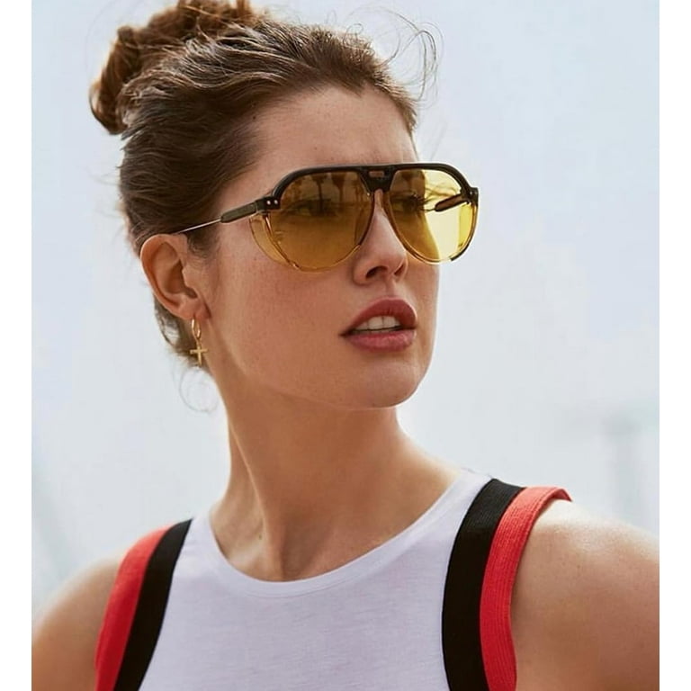 Large frame aviator sunglasses discount