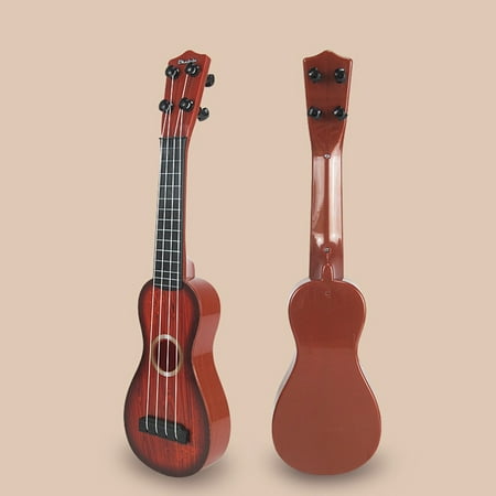 4 Strings Kid's Plastic Musical Mini Ukulele Small Educational Hand Guitar Toys for