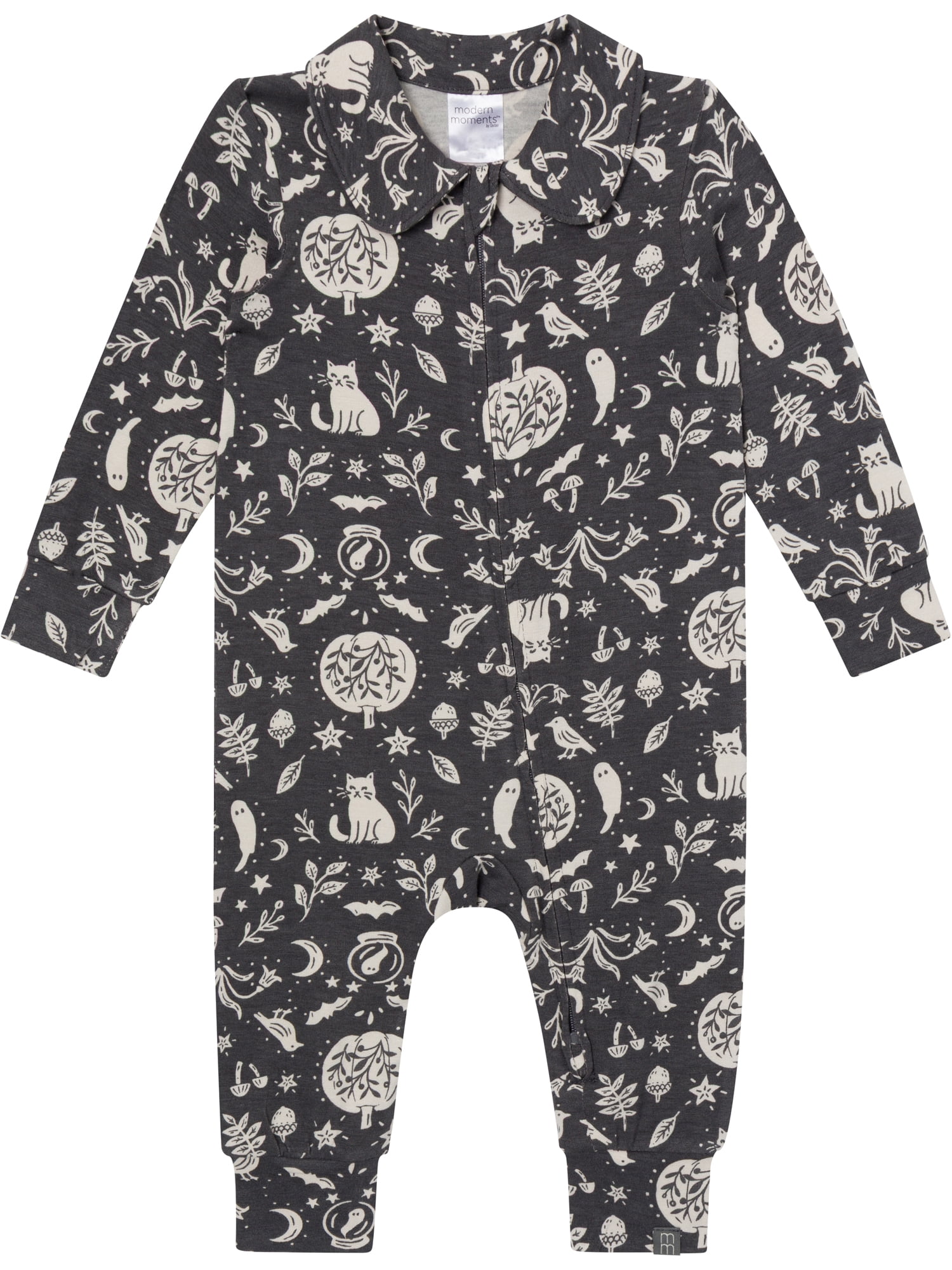 Modern Moments by Gerber Baby Boy Two-Way Zip Viscose Halloween Peter Pan Coverall, Sizes Newborn - 12 Months