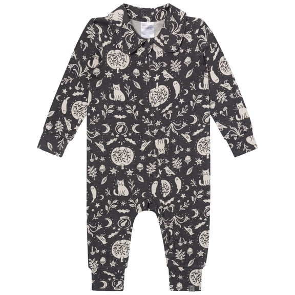 Modern Moments by Gerber Baby Boy Two-Way Zip Viscose Halloween Peter Pan Coverall, Sizes Newborn - 24 Months