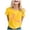 Yellow, variant on Womens tshirts printed short sleeve crew neck casual blouse trendy flowy clothing ladies basic tshirts comfortable daily wear tops