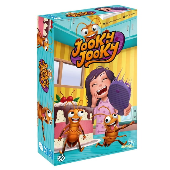 Greater Than Games: Jooky Jooky - Rid Your Home of Cockroaches By Completing Challenges, Fun Family Game, 2 to 5 Players, 15 Minutes, For Ages 6 and Up