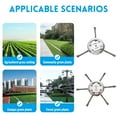 thumbnail image 4 of Steel Wire Grass Trimmer Head, 2025 New Unbreakable String Trimmer Replacement Head, Wire Weed Trimmer Head Weed Remover Tool, 6 Inch Steel Wire Weed Brush Cutter Trimmer Head (2, 6 Blades), 4 of 9