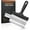 Deep Black, variant on Heavy Duty Grill Scraper Stainless Steel Griddle Scraper with 5" Handle,Sturdy Food Scraper Tool Kitchen for Blackstone Grill Accessories,Outdoor Barbecue Turners Tools