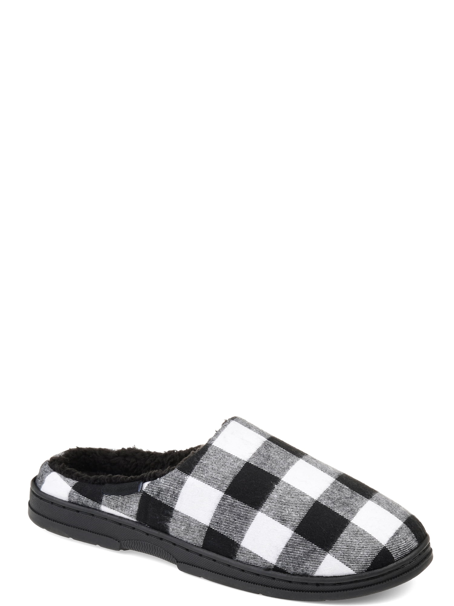 mens fur lined mules