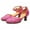 Hot Pink, variant on Dress Shoes for Women Sparkly Latin Dance Shoes High Heels Summer Fall Dressy Pump For Girls