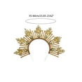 thumbnail image 3 of halocrown SunGoddess Headpiece Tiaras Crowns Headband Lolitaa Crowns Headwear haloheadband, 3 of 4