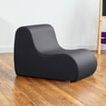 thumbnail image 4 of Jaxx Midtown Small Classroom Soft Foam Chair - Premium Vinyl Cover, Black, 4 of 7