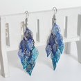 thumbnail image 6 of SmartBy Lady Colorful Multi Layers Hollow Leaf Elegant Hook Earrings Jewelry Decor, 6 of 8
