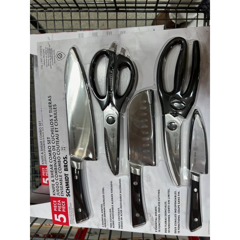 5-Piece Combo Knife and Shears Set - Walmart.com