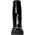 thumbnail image 2 of Nine West Gerri3 Black2 Patent Chunky Block Heel Squared Toe Ankle Platform Boot (Black Patent, 5), 2 of 6