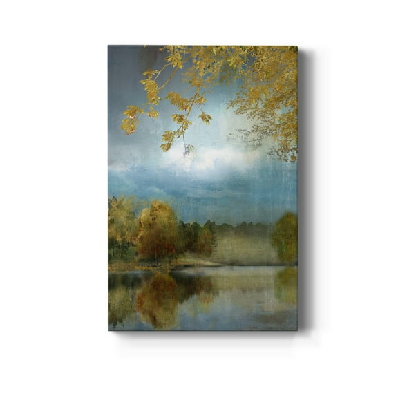 Golden Leaves Premium Gallery Wrapped Canvas - Ready to Hang - 8 x 12