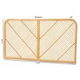 thumbnail image 7 of bali & pari Sakina Rattan BOHO Headboard, Queen Size, Natural Brown, 7 of 7
