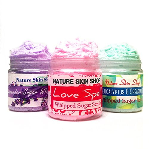 Detox Whipped Sugar Scrubs (Set of 3) (Lavender- Love Spell - Spearmint)