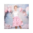 thumbnail image 4 of Sunny Fashion Girls Dress Easter Bunny Heart Lace Pink Lovely Holiday Spring Festival 8 Years, 4 of 9