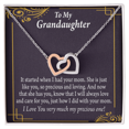 thumbnail image 2 of To Granddaughter To Granddaughter From Grandma Generations Inseparable Necklace, 2 of 7