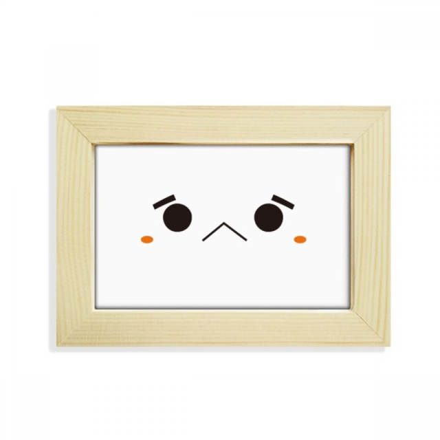 Lovely Face Unhappy Expression Desktop Decorate Photo Frame Picture Art Painting 5x7 inch