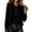 Black-A, variant on Women's Cotton Linen Peter Pan Collar Blouse, Puff Short Sleeve Button Down Casual Summer Tops, Loose Fit Ladies Shirts for Daily Wear S-3XL White