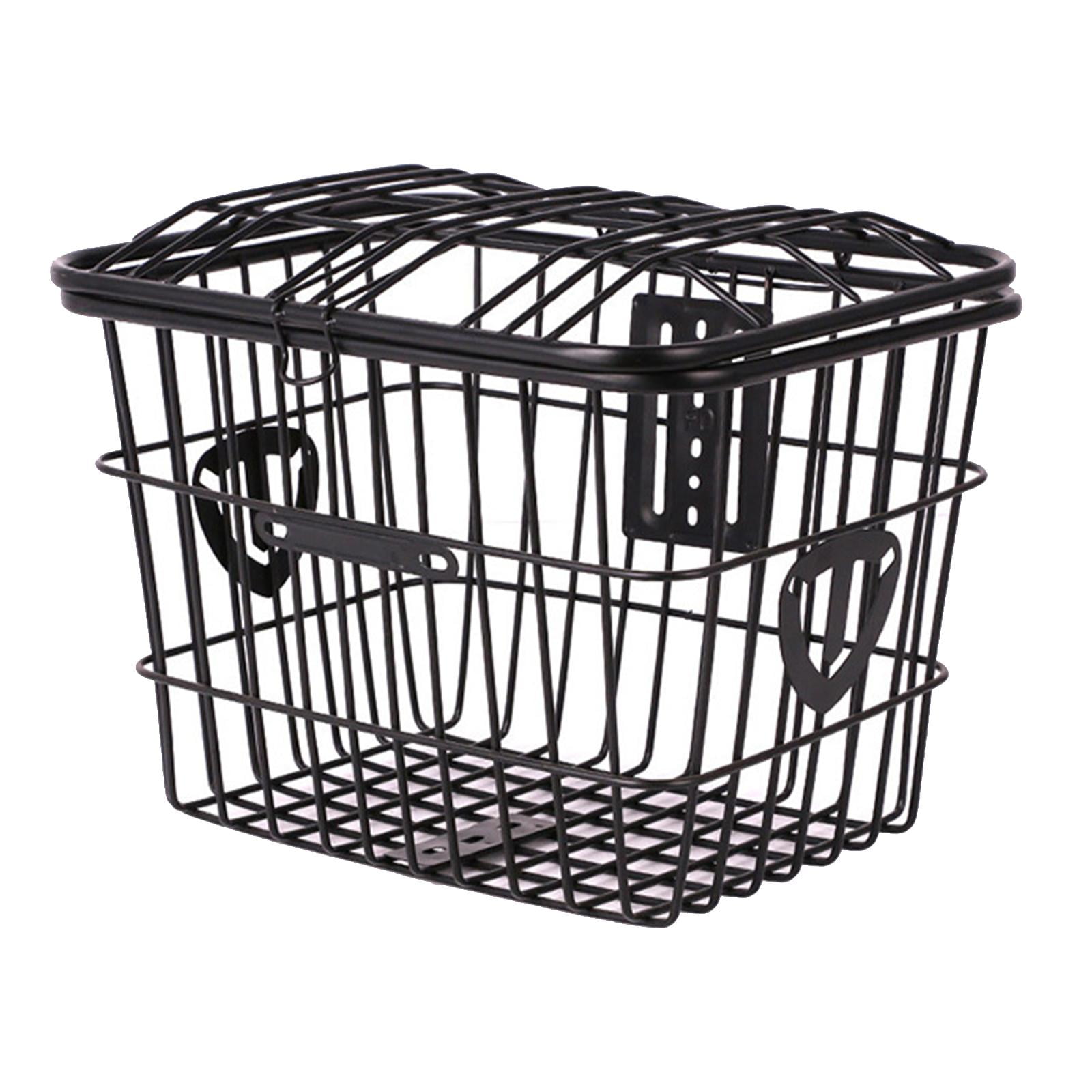 Bike Basket Handlebar Basket Bike Accessories Carrier Pannier Removable Women and man easy to