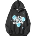 thumbnail image 1 of XINQIHANG Men's Hoodie Hip Hop Pullover Sweaters for Teenagers, 1 of 4