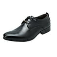 thumbnail image 2 of Handshe Men's Business Casual Shoes – Breathable Soft-Soled Soft Lace-Up Formal Office Dress Shoes for Men Footwear,Plus Size, 2 of 9