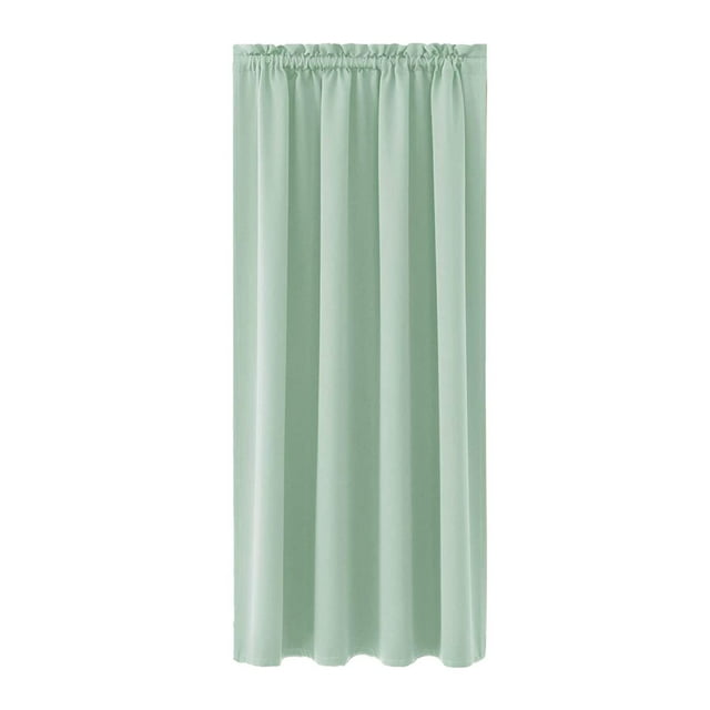 QIPOPIQ Rideau Court pour Fenêtre, Rideau Isolé Bloquant la Lumière, Rideau Court Occultant pour l'Intimité, Draperie en Tissu Polyester Épais, Rideau Occultant
