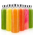 thumbnail image 1 of Juego de botellas de agua Sursip Glass 540 ml (18 oz) transparente x6 con tapas, 1 of 7