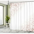 thumbnail image 4 of Ambesonne Abstract Shower Curtain, Futuristic Style Beam Art, 69"Wx75"L, Dried Rose, 4 of 4