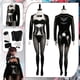 thumbnail image 2 of Disfraz de fantasía de Stellar Blade Eve para mujer adulta, chaqueta negra, pantalones cortos, traje femenino para Halloween y carnaval, 2 of 5