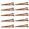thumbnail image 1 of 10 Pcs Practical Tea Cup Clips Anti-scald Tea Cup Clamps Bamboo Teaware Tea Set, 1 of 6