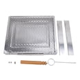 thumbnail image 2 of Panier de Barbecue de Camping Extérieur, Espace de Cuisson Réglable, Séparateurs Détachables, Design en Acier Inoxydable, Panier de Barbecue Portable pour Poisson et Viande, 2 of 7