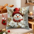 thumbnail image 6 of Christmas Throw Pillow Covers 18x18" Christmas Pillow Cover Holiday Decoration Party Supplies, 6 of 7
