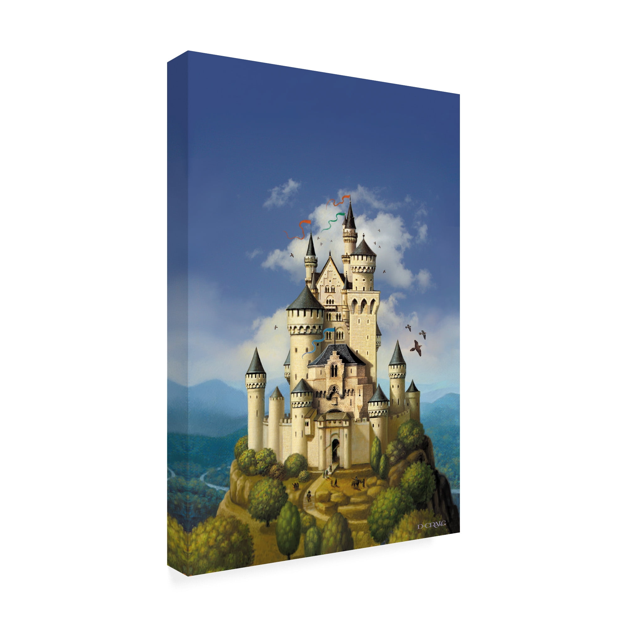 Trademark Fine Art 'Castle White' Canvas Art by Dan Craig
