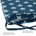 thumbnail image 3 of Greendale Home Fashions 18 x 18 in. Blue Stars Outdoor Dining Seat Cushion (4-Pack), 3 of 6