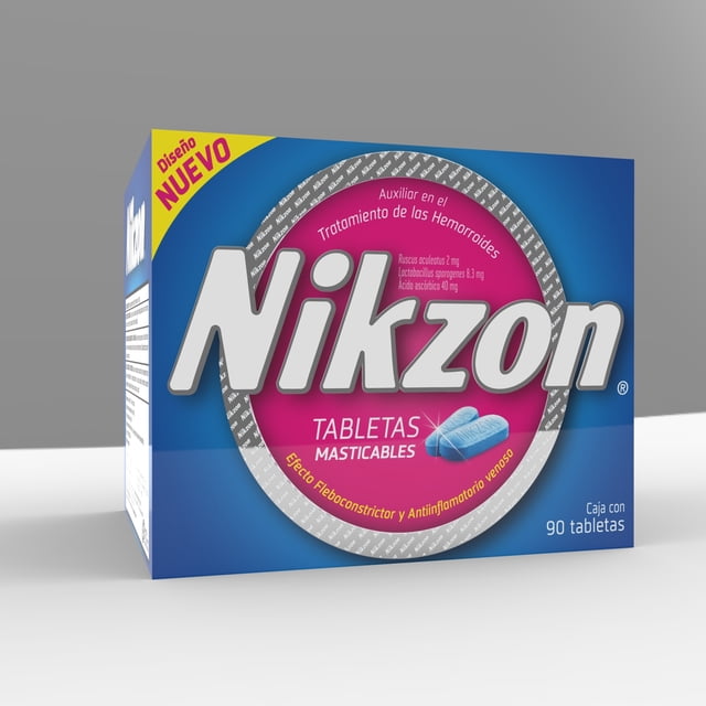 Nikzon 90 tabletas masticables
