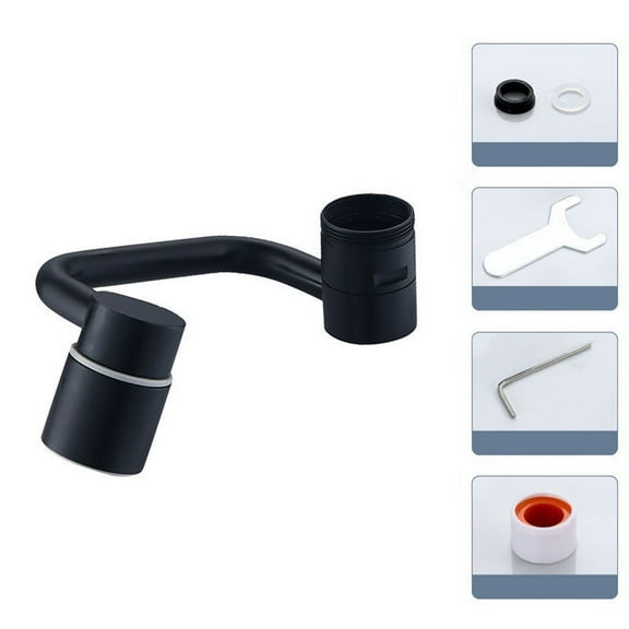 YFind Faucet Kitchen Bathroom Faucet Dual Water Mode 1080° Rotating Spout Extender