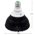 thumbnail image 4 of Cateissary Bombilla de terapia de luz roja duradera con portalámparas para el cuidado de la piel luces de acuario de espectro completo seguras Iluminación y accesorios, 4 of 6