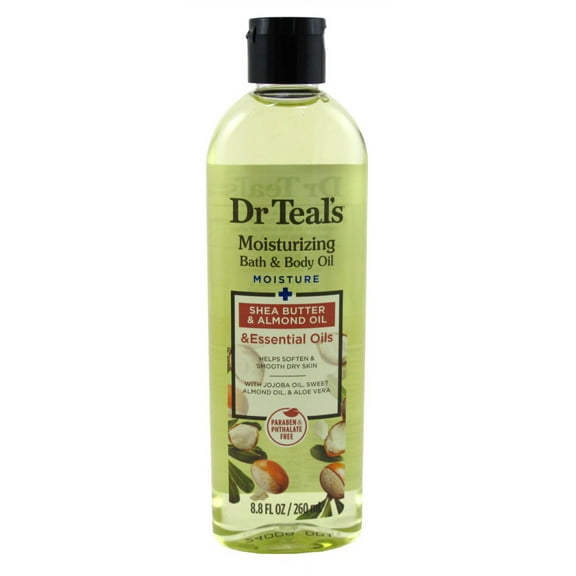 Dr Teals Bath & Body Oil Shea Butter & Almond Oil 8.8oz (Pack of 3)