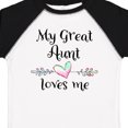 thumbnail image 4 of Inktastic My Great Aunt Loves Me Heart Boys or Girls Toddler T-Shirt, 4 of 5