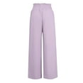 thumbnail image 5 of REALiKUN Women's Casual Pants Loose Fit Palazzo Pant Elastic Waisted Drawstring Tie Knot Trousers, 5 of 5