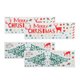 thumbnail image 1 of rollos de pegatinas navideñas para ventana, decoraciones de fondo con patrón de ciervo, pegatinas removibles para pared, 1 of 8