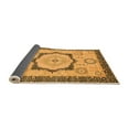 thumbnail image 2 of Ahgly Company Indoor Square Abstract Orange Modern Area Rugs, 8' Square, 2 of 4