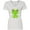 AA-White, variant on Inktastic Cute Frog, Green Frog, Frog Princess, Crown Women's V-Neck T-Shirt