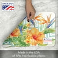 thumbnail image 5 of CounterArt "Tropical Birds" 4 Pack Reversible Flexible Plastic Placemats, 5 of 8